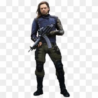 Bucky Barnes As White Wolf - Winter Soldier Avengers Infinity War, HD Png Download