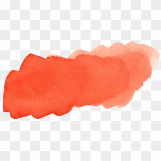Orange Paint Stroke Png, Transparent Png