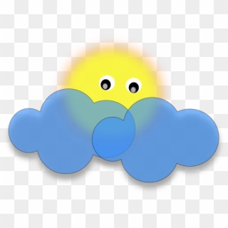 Cloud Vector Library Stock - Sun And Cloud Vector Png, Transparent Png