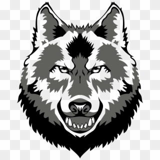 Black And White Wolf Drawing - Zyuohger Wolf, HD Png Download