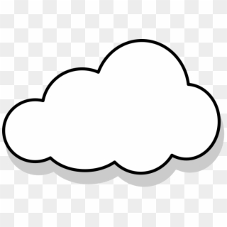 Free Vector Nuage / Cloud - Nuvola Vettoriale, HD Png Download
