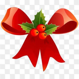 Christmas Bow Png Download Image - Christmas Ribbons Cartoon, Transparent Png