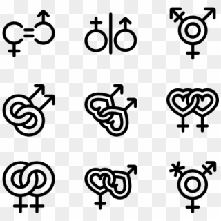 Genders - Jewelry Icon, HD Png Download
