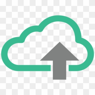 Cloud Upload Vector Icon - Traffic Sign, HD Png Download