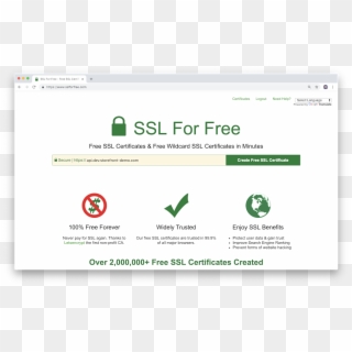 Screen Shot 2019 01 02 At - Free Ssl Certificate Generator, HD Png Download