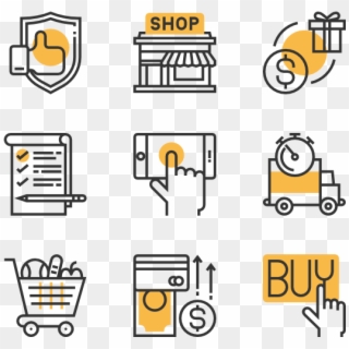 Shopping And Retail Free Icons Png, Shop Icon, Banner - Operating System Icon Png, Transparent Png