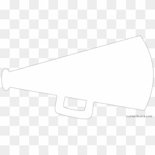 Graphic Free Download Clipartblack Com Tools Free Black - Clipart Black And White Megaphone, HD Png Download
