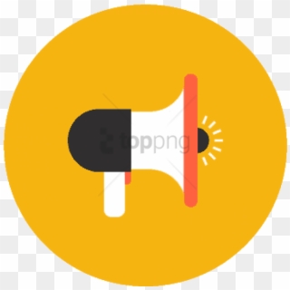 Free Png Megaphone Flat Icon - Town Hall Meeting Icon, Transparent Png