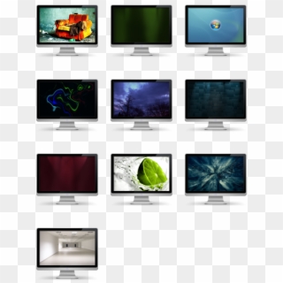 My Computer Icon Pack By Jm - Led-backlit Lcd Display, HD Png Download