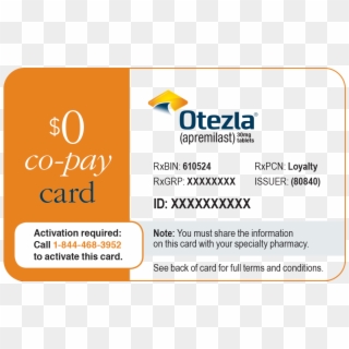 Co-pay And Patient Support - Otezla, HD Png Download