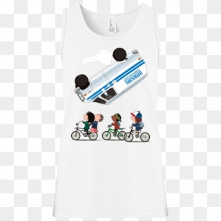 Stranger Things Accident Cartoon Girls' Tank Top T-shirts - Fanart For Stranger Things, HD Png Download