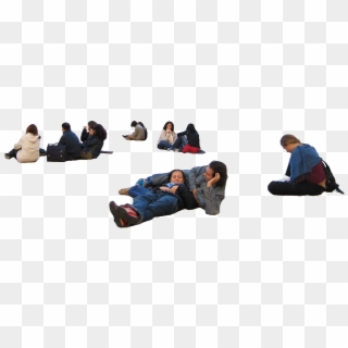 Lazy People Layin' Around - Sitting, HD Png Download
