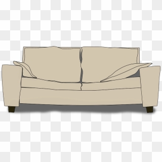 Couch, Settee, Lounge, Sofa, Furniture, Sitting - Pivot Friends, HD Png Download