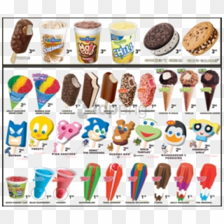 Free Png Ice Cream Truck Menu - Chip Cookie Ice Cream Sandwich, Transparent Png