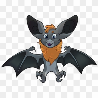 Oliver The Australian Fruit Bat - Cartoon, HD Png Download