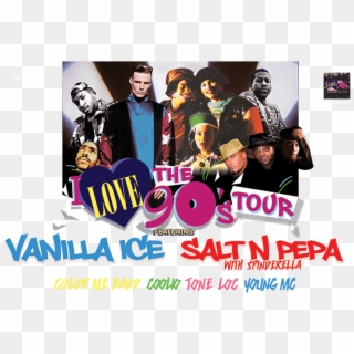 Vanilla Ice, Salt N Pepa, Coolio, Color Me Badd & - Flyer, HD Png Download