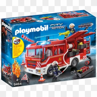 Norton Secured - Playmobil Fire Engine 4821, HD Png Download