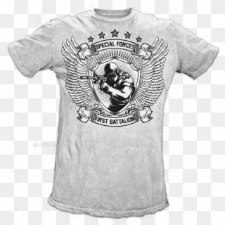 2 Military T-shirt Mockup - Active Shirt, HD Png Download