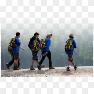 Boy Scouts Hiking - Scouts Hiking, HD Png Download
