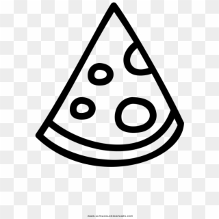 Pizza Coloring Page - Triangle, HD Png Download