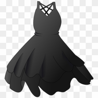 Sexy Summer Clothes For Women - Black Dress Clip Art, HD Png Download