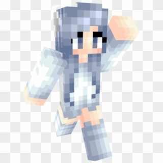 Bhpgdypng - Minecraft White Fox Girl Skin, Transparent Png