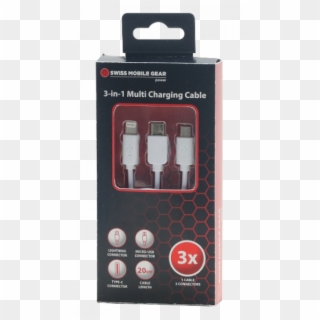 Swiss 3 In 1 Multi Charging Cable Micro Usb Type C - Die Set, HD Png Download