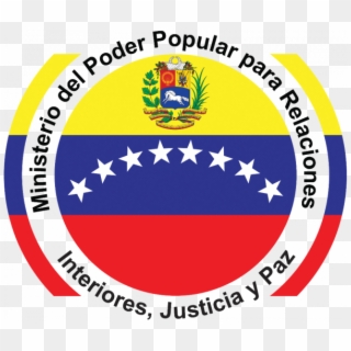 Justicia Y Paz De La República Bolivariana De Venezuela - Ministry Of Popular Power For Interior, Justice, HD Png Download