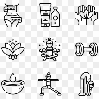 Yoga And Mindfulness - Event Icons, HD Png Download