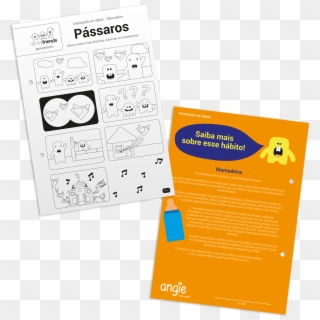 1710250338 9941 Angie Orientacoes De Habito Mamadeira - Paper, HD Png Download