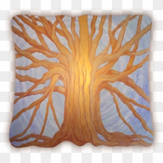 The First Force Giving Painting Of The Golden Lieftree - Carving, HD Png Download