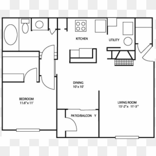 0 For The 1b 782 Floor Plan - Riverstone Ranch Apartments, HD Png Download