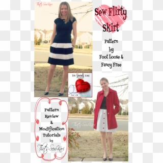 Sew Flirty Skirt By Footloose And Fancy Free - Corazon, HD Png Download
