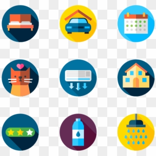 Bed And Breakfast - Flat Icon, HD Png Download