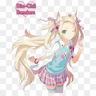 Blonde Blossom Renders - Little Fox Anime Girls, HD Png Download