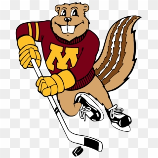 Minnesota Golden Gophers Mascot Logo On Chris Creamer's - Gopher Men's Hockey Logo, HD Png Download