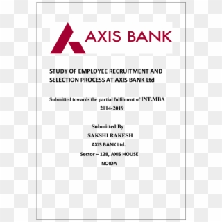 Docx - Axis Bank, HD Png Download