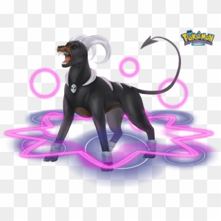 #229 Houndoom Used Dark Pulse And Overheat In The Game - Dog Catches Something, HD Png Download