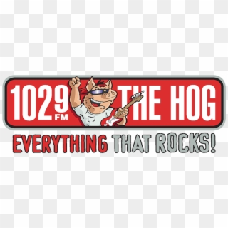 9 The Hog - 102.9 The Hog, HD Png Download