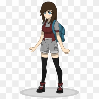 Pokemon Girl Png - Pokemon Trainer Female Png, Transparent Png