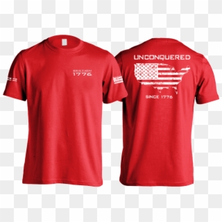 R - E - D - Unconquered - 22 - T-shirt, HD Png Download