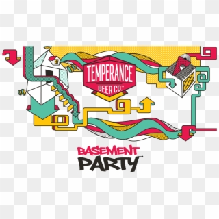 Basement Party™ Unfiltered Lager, HD Png Download