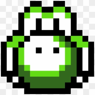 Yoshi Head - Yoshi Pixel Art Mario, HD Png Download