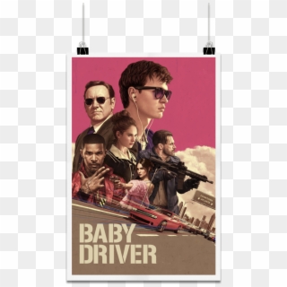 Baby Driver Is A 2017 Action/crime Film Directed And - Baby Driver Icon, HD Png Download