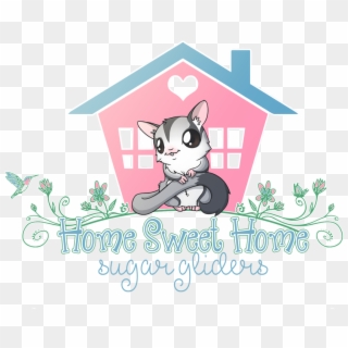 Home Sweet Home Sugar Glider Lori Homer Choco Nose - Cartoon, HD Png Download