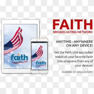 Faith Usa App Live Stream V2 - Broadcast Network, HD Png Download