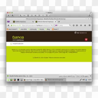 Ff Linux Cargando Aplicacion - Bankia, HD Png Download