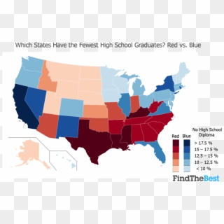 Blue States Barack Obama Won In 2012 Are More Educated - Most Popular Fetishes, HD Png Download