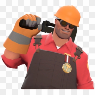 Transparent Tf2 Engie - Engineer From Tf2 Png, Png Download