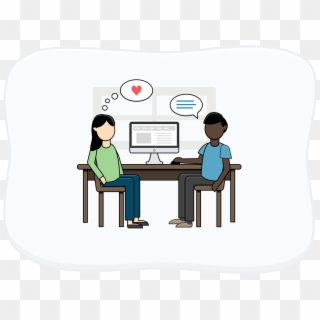 At Dribbble, We Get A Unique Opportunity To Stay Connected - Cartoon, HD Png Download